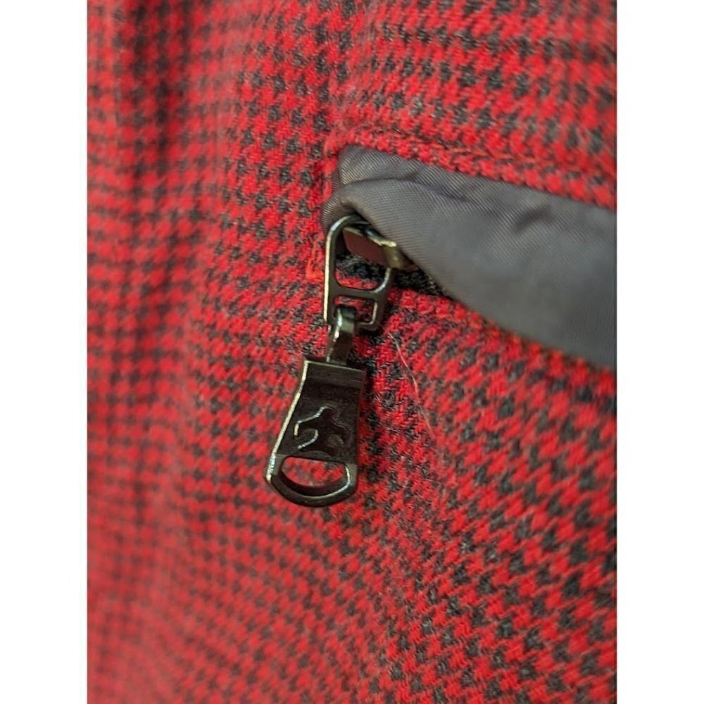 Comstock & Co Men's Long Sleeve Shirt Checkered Red Button Up size M - Picture 5 of 7